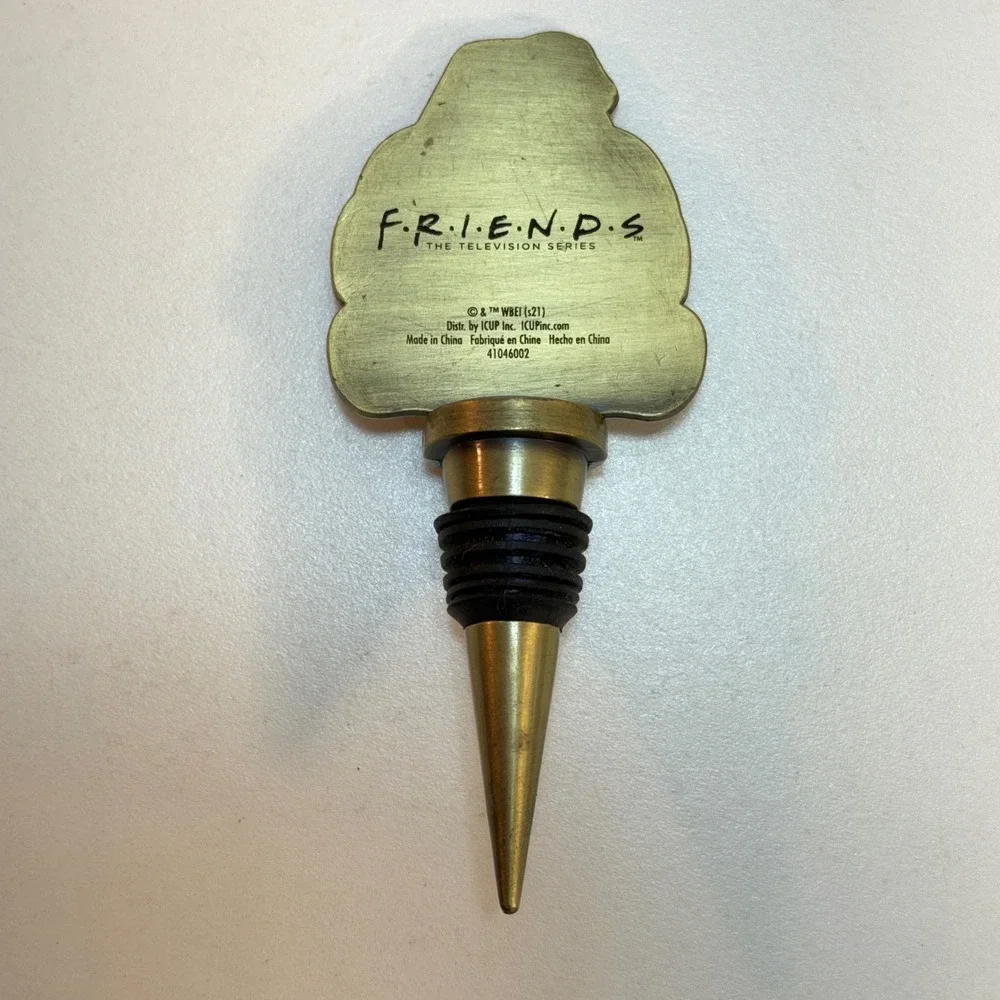 Friends The Television Series TV Turkey Hat‎ Glasses Wine Bottle Stopper